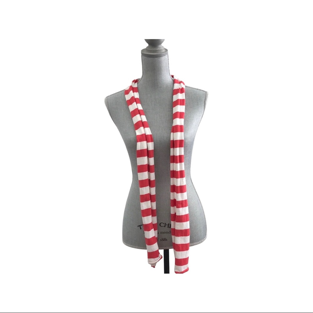 Red Stripe Scarf